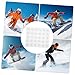 ifundom 50pcs Clear Snowboard Grip Pads Self Adhesive Slip Stickers for Enhanced Safety and Extra for All Snowboards Easy Installation Winter Sports Accessory