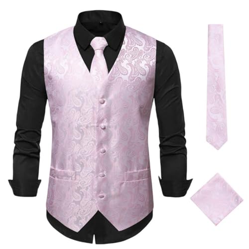 Gilet rayé vintage homme à simple boutonnage sans manches col V