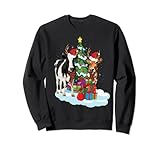 Photo Gallery natale mucca cappello da babbo natale albero di natale felpa Photo Gallery natale mucca cappello da babbo natale albero di natale felpa