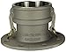 Dixon 400-DL-SS Stainless Steel 316 Cam and Groove Hose Fitting, 4" Socket x 150# ASA Flange