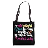 Lunch Lady Multitasking Cafeteria Worker Appreciation Squad Tote Bag