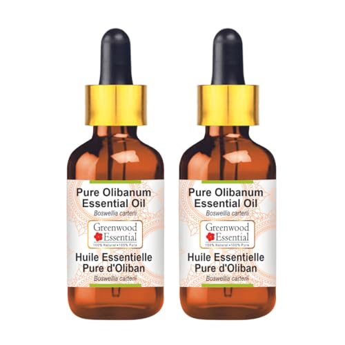 Huile essentielle d'oliban naturelle grand format 100ml avec compte-gouttes en verre