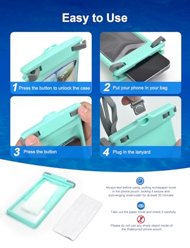 Pochette étanche tactile 3D imperméable pour smartphone de plage