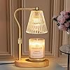 Candle Warmer Lamp with Timer Dimmer Adjustable Height for New Home Bedroom, Vintage Home Decor for Scented Jar