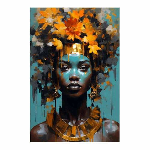 Portrait coiffe fleurs orange pour créer une ambiance feutrée dans une chambre