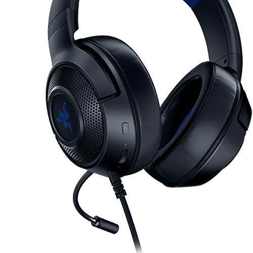 Razer-Kraken-X-para-Consolas-Auriculares-Gaming-Ligero-para-PC-Mac-PS4-Xbox-One-Switch-con-sonido-Envolvente-71-Controles-en-los-Auriculares-NegroAzul-for-Console