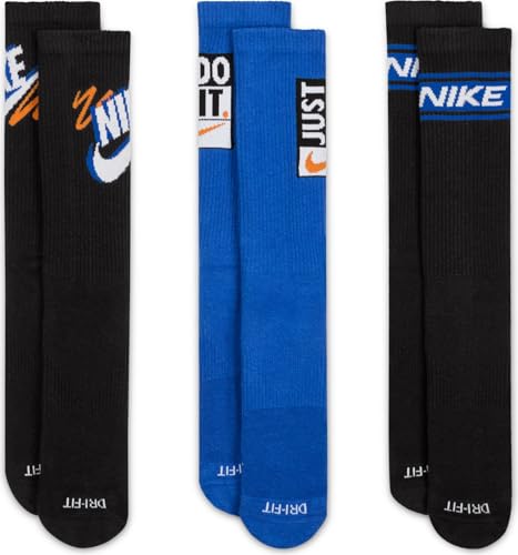 chaussettes mi mollet nike everyday plus 3 paires ulticolore 38 42 38 - vue 3