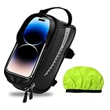 Fonction tactile haute sensibilité : La sacoche avant de vélo est dotée d'une fenêtre en TPU transparente ultra-claire pour une fonction tactile précise et sans délai. Vous pouvez glisser, prendre des photos et consulter des cartes sur l'écran sans devoir sortir votre téléphone – cela assure plus de sécurité et d'efficacité lors de vos trajets !