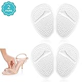 ♚ PLANTILLAS SUAVE Y ELASTICA, COMODA Y AGRADABLE A LA PIEL:plantillas gel las almohadillas de gel super suave ayudan a reducir la presión en los dedos de los pies y metatarsal, proporcionan el máximo confort para el tejido sensible de su pie, absorbe el retroceso del antepié mientras camina, protegiendo mejor la salud y la seguridad del pie y alivio del dolor de pies rápida y eficazmente
