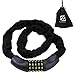 ZhaoCo Chaîne Antivol Vélo à Code, Cadenas de Vélo Combinaison à 5 Chiffres pour Vélo/Scooter/Motos/Poussette, Verrouillage à Vélo Antivol 90 cm de Long