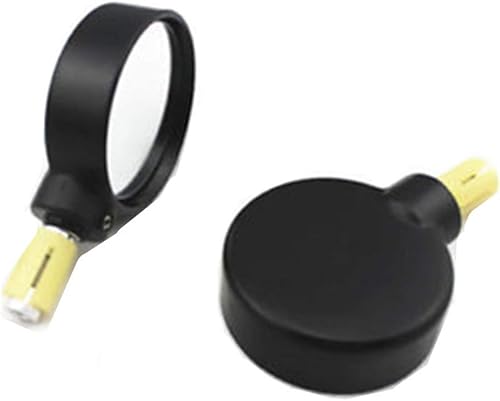 Miniatura 3 de 7/8 "0.866 in mango barra extremo convexo barra trasera espejos laterales motocicleta scooter Offroad Chopper Bobber Cafe Racer