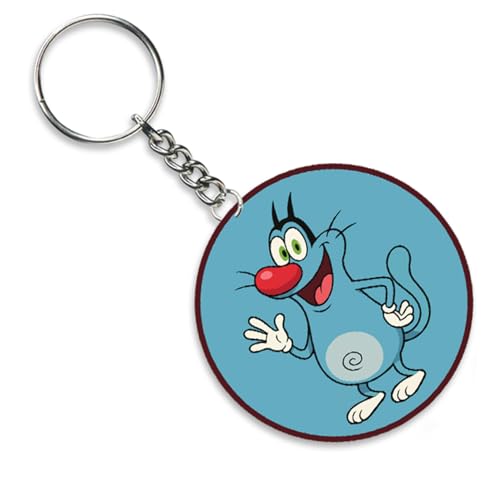 Image of Acrylic Anime & Cartoon Theme Keychain For Bike & Car | Birthday Return Gift For Kids | Gift For Girls & Boys