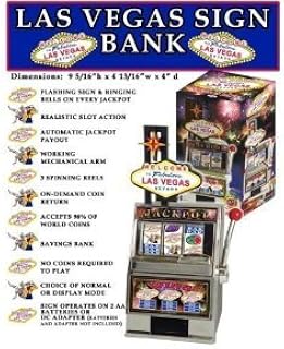 Fabulous Las Vegas Nevada Sign Slot Machine Bank