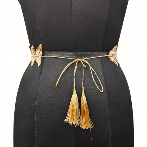 69 limbda pan belt for women, Gold3