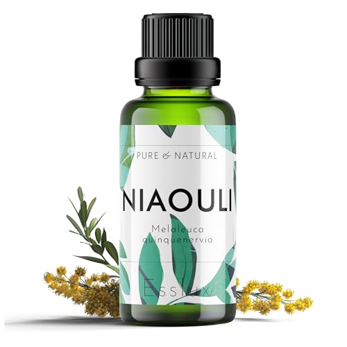 Image of Esslux Niaouli Essential Oil | 100% Pure Natural Oil for Skin, Hair & Aromatherapy (30ml) | Refreshing, Medicinal Scent Ideal for Diffusers, Massages, & DIY Projects