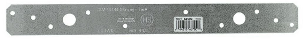 30 Pack Simpson Strong Tie LSTA12 1-1/4 x 12 Light Strap Tie