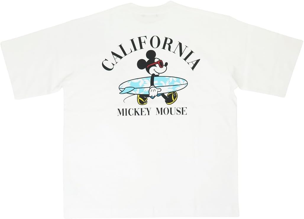 Mickey Mouse　ミッキーマウス　半袖Tシャツ　ラグラン袖　L　ネクタイ Amazon | メンズ 半袖 Tシャツ ラグラン袖 ビッグシルエット