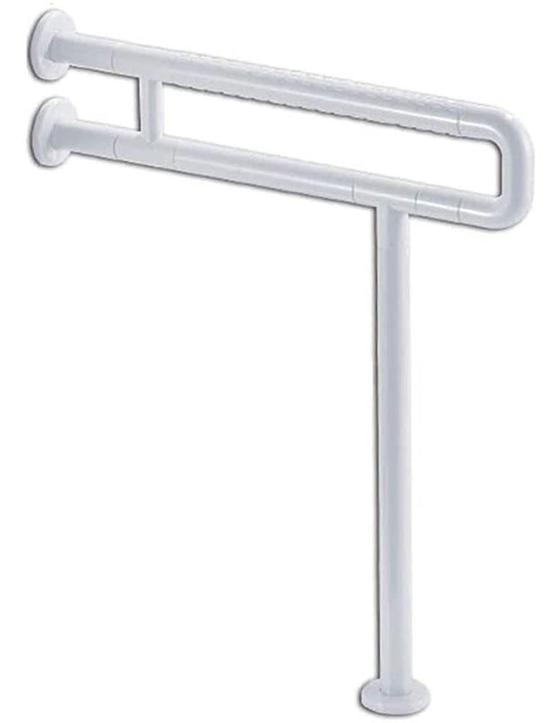 Barre d'appui de sécurité en inox 304 et nylon antidérapant pour mur de salle de bain