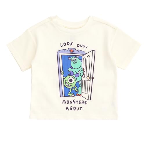 Image of Disney Boys' 2-Piece Tee and Shorts Set for Baby & Kids | Elastic Waistband Shorts, Soft Waffle Knit, Machine Washable