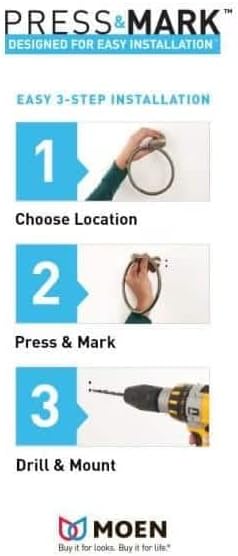 Moen Hilliard Mediterranean Bronze Towel Bar 18 in. L Metal