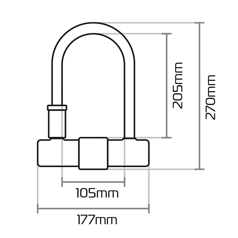 OXFORD LK223 Bloccadisco Bloccadisco moto Bloccadisco per moto