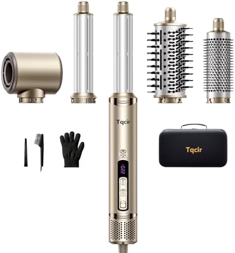 5-in-1 Professional Hair Dryer Brush, Powerful Multi-Styler with ...