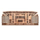 Inspired Indigo University of Alabama Crimson Tide Bryant-Denny Stadium Wall Art, UA Hanging Decor Gifts for Dad, Man Cave, Bar, Game Room, Dorm, Office, NCAA Football Officially Licensed, Large Size