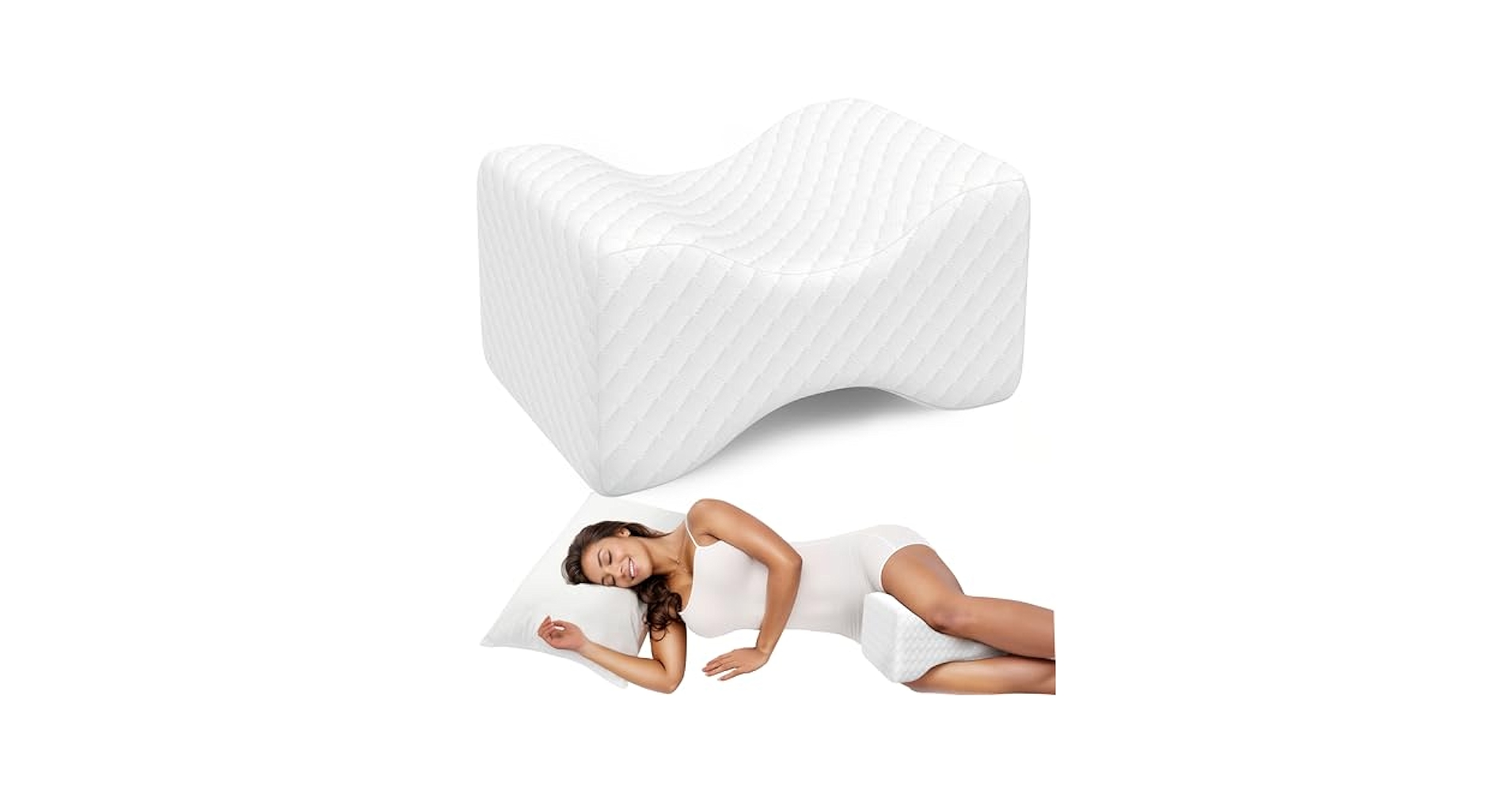 Amazon.com: TranquilRelax Knee Pillow for Side Sleepers, Leg