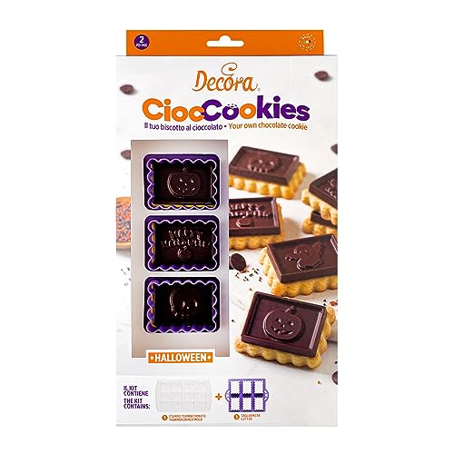 ECORA 0255158 Set 2 PCS for Halloween Chocolate GALLETS