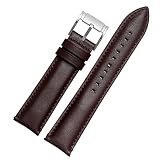 KDEGK Cinturino vintage in vera pelle per orologio Fossil BQ2363/2453 ME3099 3052 3054 FS5380/5453 FS4735 FS4812, 24mm, Agata