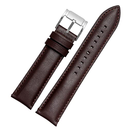 Bracelet vintage Fossil en cuir marron 24 mm pour sublimer votre style urbain