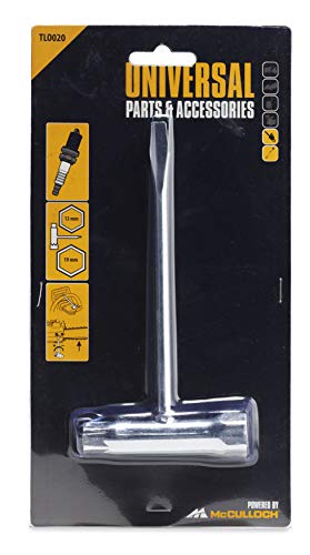 Preisvergleich Produktbild Gardena Universal Zündkerzen-Schlüssel 13x19, TLO020: Zündkerzen-Werkzeug, Original McCulloch Zubehör (Artikel-Nr. 00057-76.168.20)