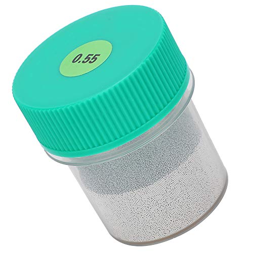 Image of Lead-Free Solder Balls,BGA Lead‑Free Solder Ball Tin Balls 25W for PCB Board Rework Reballing Accessories 0.55MM