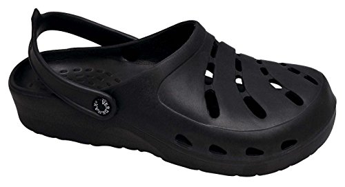 Preisvergleich Produktbild Clogs aus Kunststoff, für Erwachsene, gelochtes Modell, schwarz 41-42