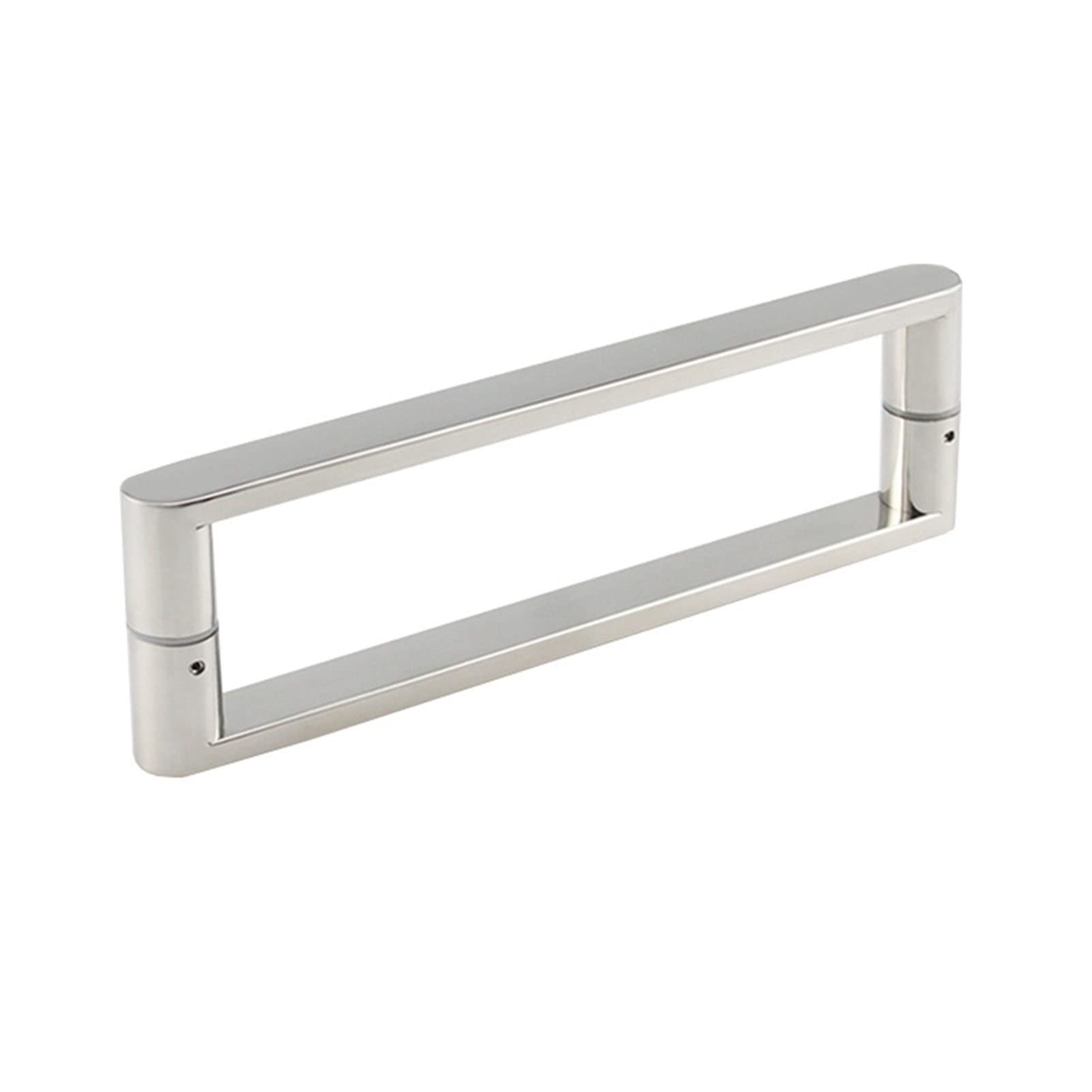 CQAHDSEVF Interior Shower Door Handle Shower Glass Door Handle for Bathroom,Full Polished Stainless Steel Finish Push and Pull Glass Door Handle Hole Center Spacing 200mm