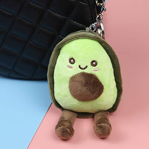 Preisvergleich Produktbild N / A 15cm Fun Green Avocado Schlüsselbund Cartoon Telefonhülle Schlüsselring