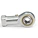 Befenybay 4pcs PHSB6 Rod End Bearings 3/8-inch Bore Pre-Lubricated Bearings 3/8-24 Female Thread Right Hand with Jam Nuts