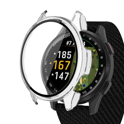 GARMIN Approach S50 �p �P�[�X �ی�J�o�[ �t���J�o�[�ی� �h�� ��̌^ �V�f�U�C�� 3D���p�G�b�W SpinoArmor �����^ �����ߗ� �S�ʕی� �����ȒP ���ϋv �ϏՌ� �����h�~ �Ή� GARMIN Approach S50 �J