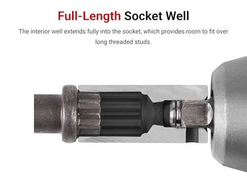 Image of TEKTON 3 /8 Inch Drive x 11 /32 Inch Impact Socket | SID14209