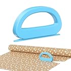 YUVKIN 1-Pack Taglierina per Carta Regalo con Lame su Entrambi i Lati | Mini Tagliacarte per Rotoli di Carta | Cutter per Carta Regalo per Natale, Compleanni e Festività