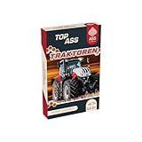 Ass Altenburger TOP Ass - Traktoren Quartett & Trumpf, Technik-Reihe, Landwirtschaft, Bauernhof, Trecker, + 3 Joker (Kinder-Kartenspiel ab 7 Jahre)