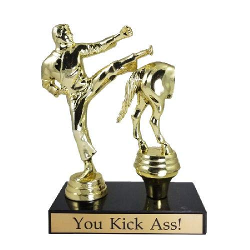 Awards4U Personalized Trophy with Custom Engraved Plate - Funny Office Award Trophies for Best Boss, Coworkers, Friends who Winner 7" - Personalized Fun Gag Gift Customize Now with Your Engraving!