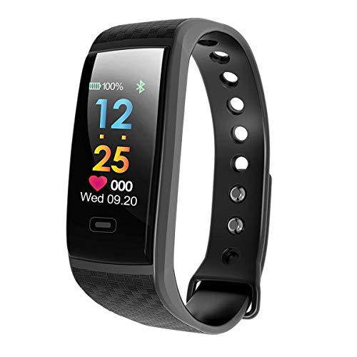 Muvit I/O Health Tensio - Pulsera de Actividad y sueño, Color Negro