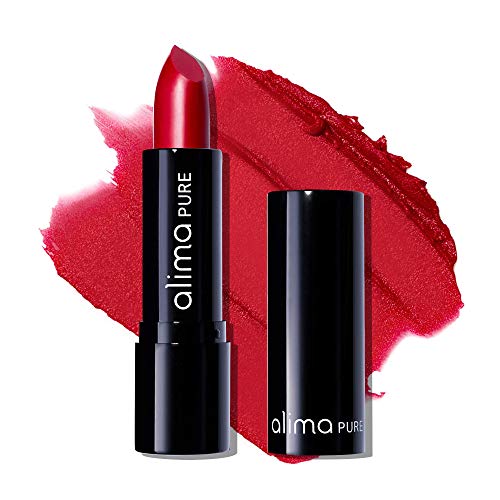 Alima Pure | Velvet Lipstick | Matte Lipstick | With Jojoba Oil, Coconut Oil, and Avocado Oil | Lip Makeup | Olivia, .14oz/ 4.0g