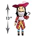 Disney Villains Collection: Captain Hook Plush, 13-inch Collectible Plush Doll, Kids Toys for Ages 3 Up, Amazon Exclusive by Just Play