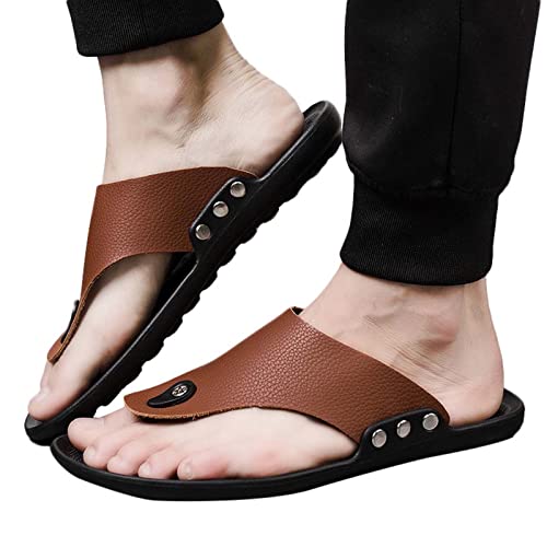 Flip Flops Sandals for Men Thong Sandal Arch Support Soft Flop Non-Slip Beach Lightweight Footwear Summer Shoes2