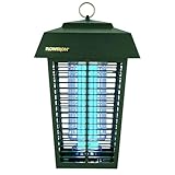 Flowtron Bug Zapper, 1 Acre of Outdoor Coverage with Powerful 40W Bulb & 5600V Instant Killing Grid, Electric Insect, Fly & Mosquito Zapper, Made in The USA - Green Color