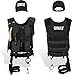 Produktbild normani SWAT Einsatz Kostüm inkl. taktischer Weste mit Patch, Holster, Handschellen und Baseball Cap Größe XL/Rechts