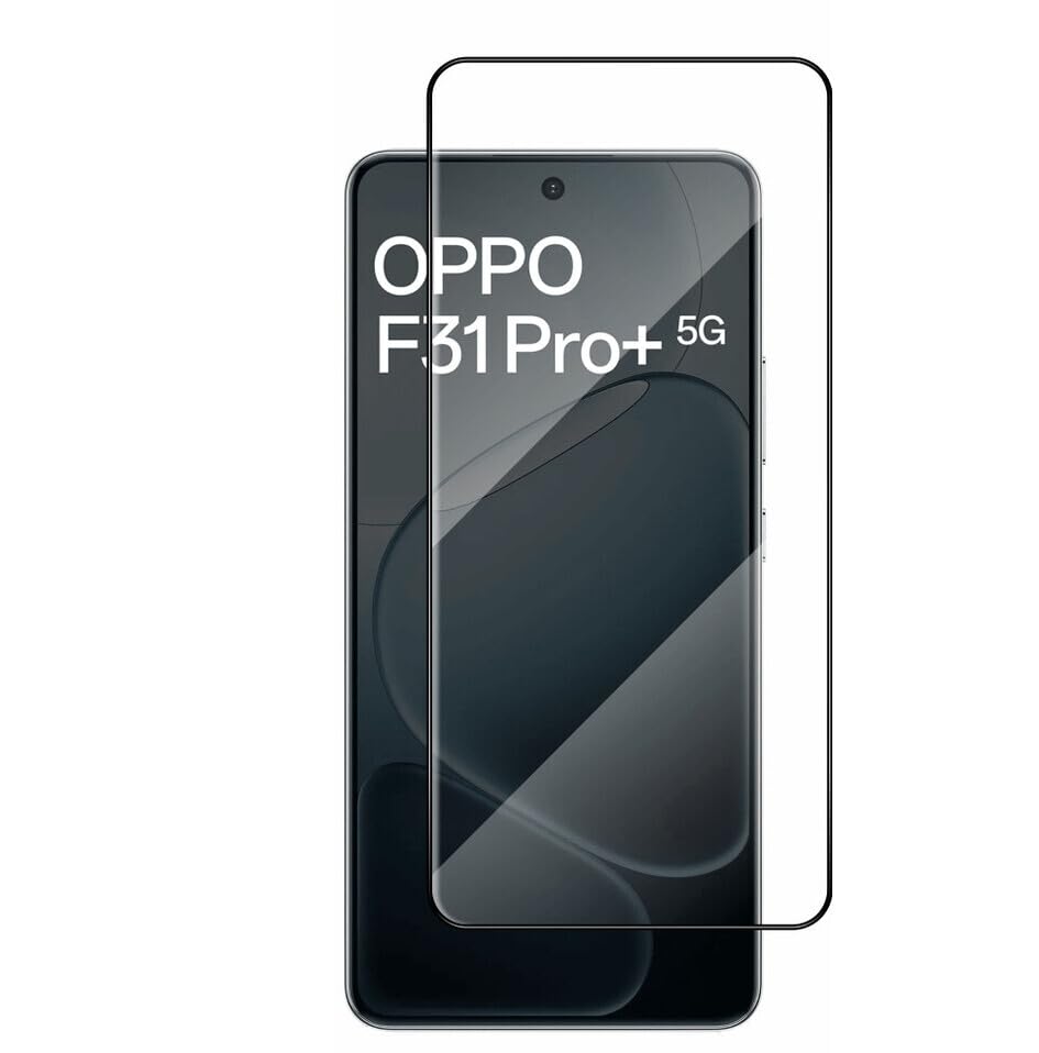 Image of Tempered Glass Screen Protector Compatible For OPPO F31 PRO PLUS 5G with Easy Self Installation Kit