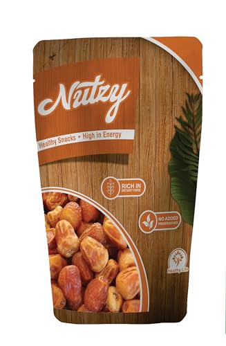 Nutzy Premium Dates (Yellow Dates/ Peela Khajoor, 250g)